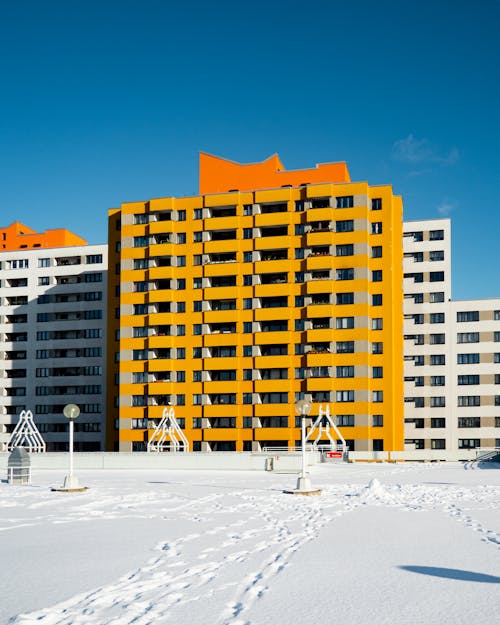 High Rise Buildings under the Blue Sky