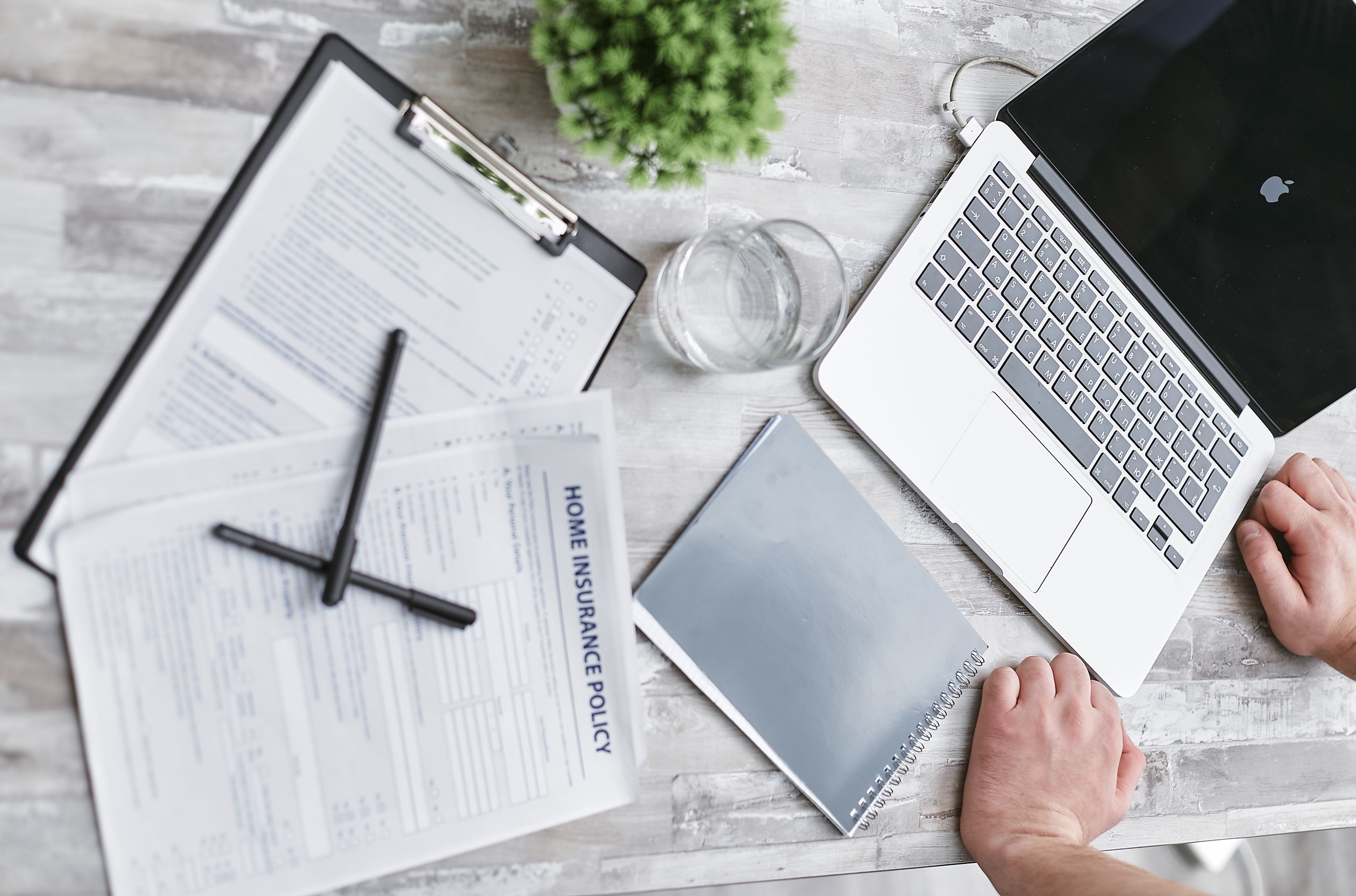 Buyer reviewing mortgage estimates on a laptop