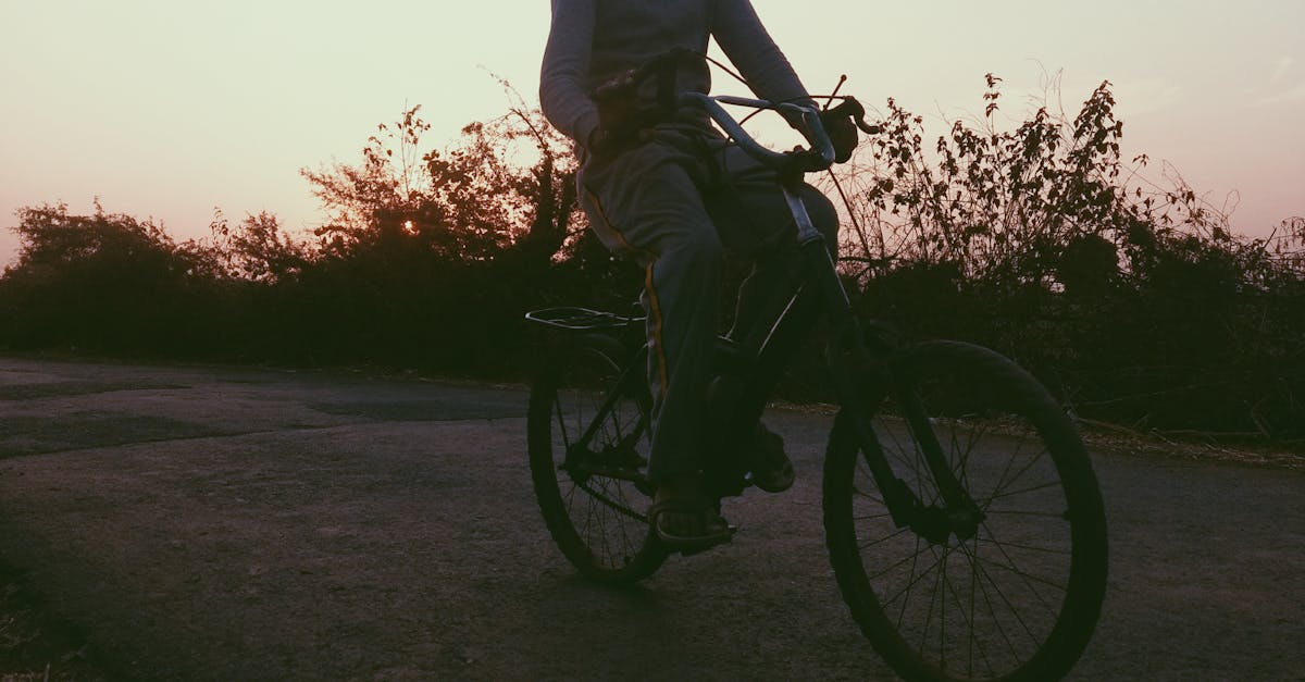 Free stock photo of bicycle, kid, sunset