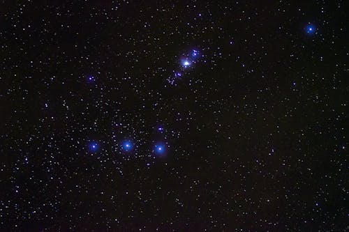 Free Glowing Stars At Night Sky Stock Photo