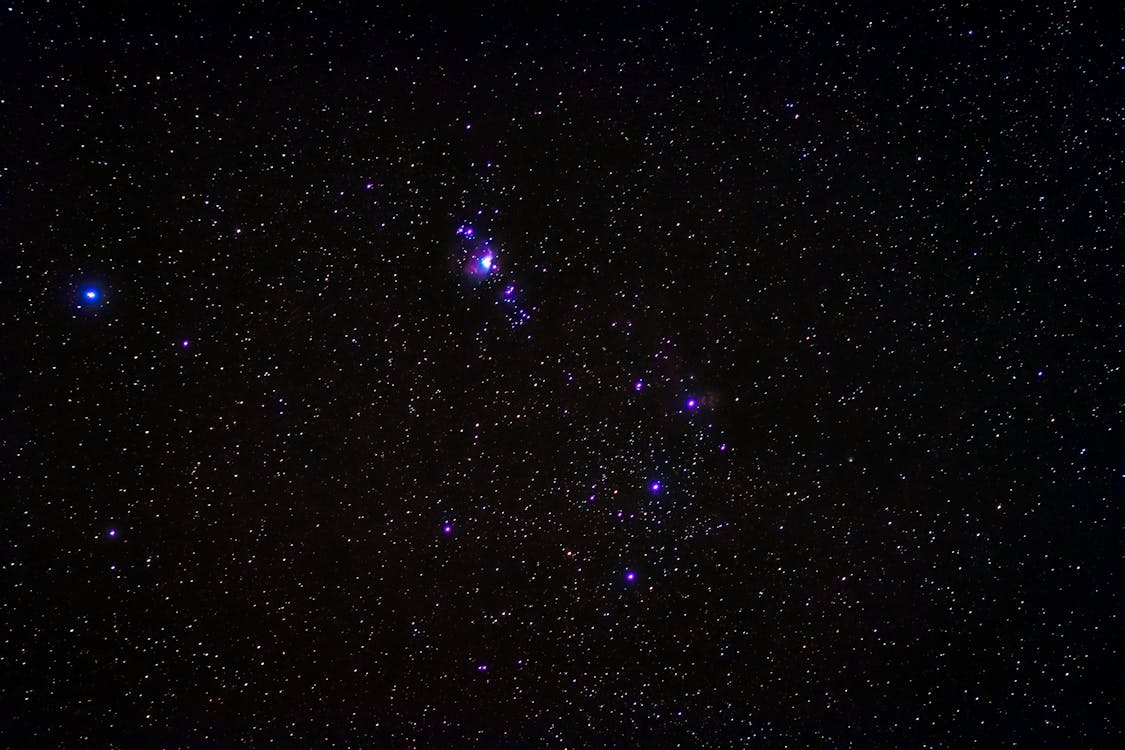 Constellation in Night Sky · Free Stock Photo