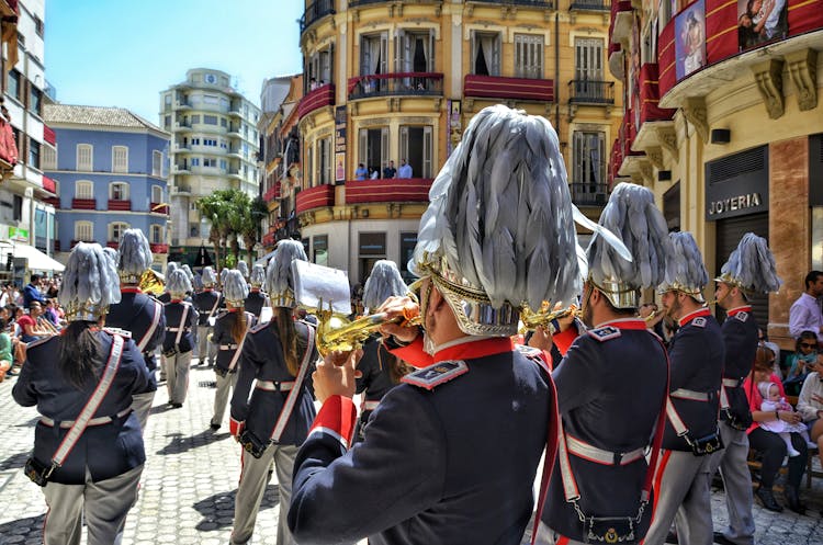 Military Orchestra During Parade