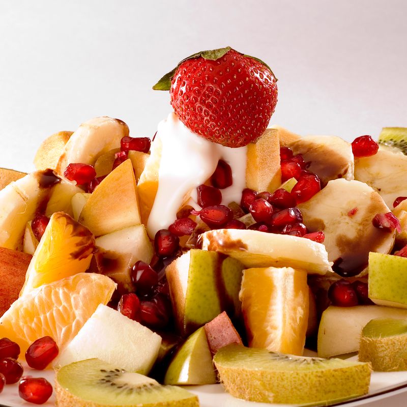 Indian Strawberry Salad with Cardamom and Pomegranate Molasses