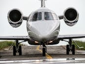 White Airplane on Runway