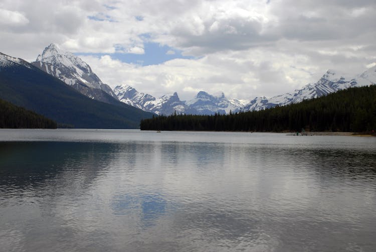 Scenic View Of Snow Covered Mountains