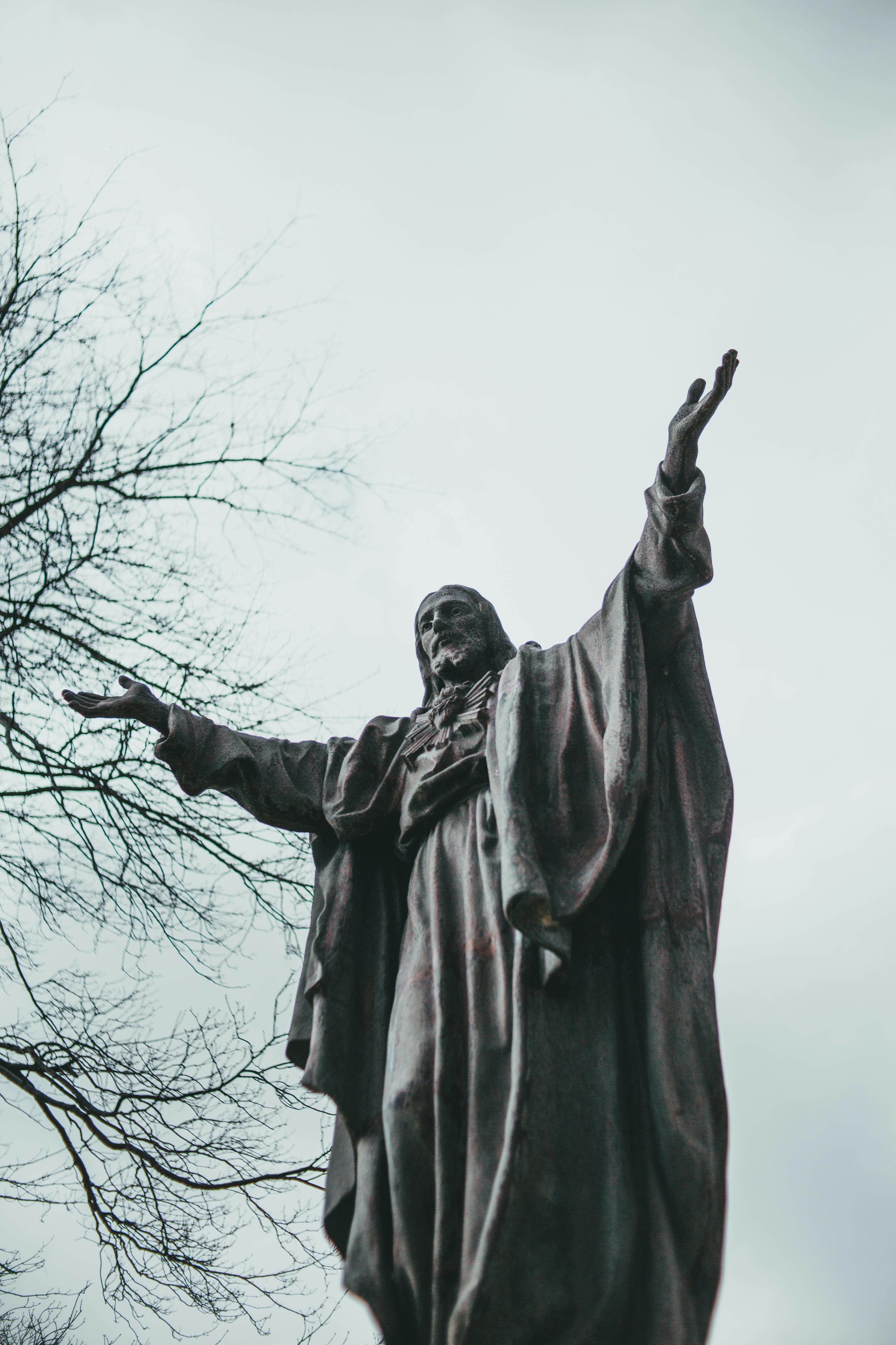 A Concrete Statue of Jesus Christ · Free Stock Photo