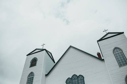 Free An Exterior Shot of a Church Stock Photo