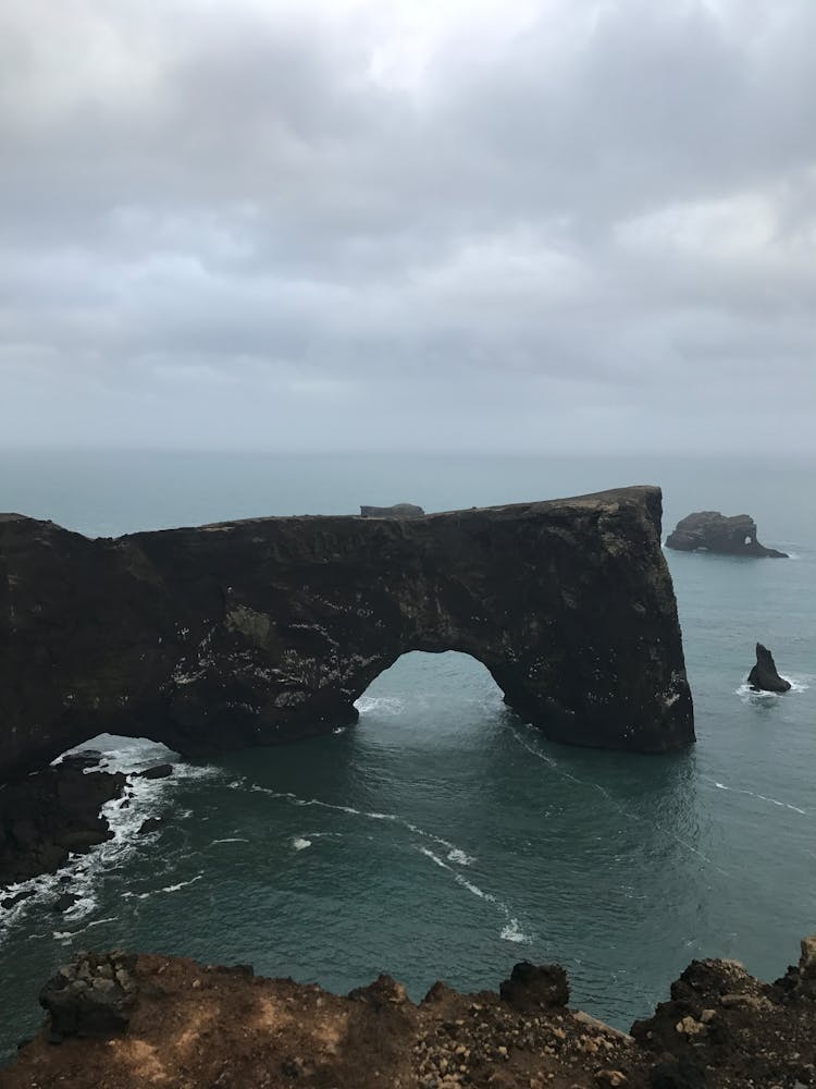 The Dyrholaey Arch In Iceland