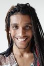 Man with Braided Hair Extensions