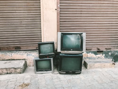 Discarded Televisions on the Street