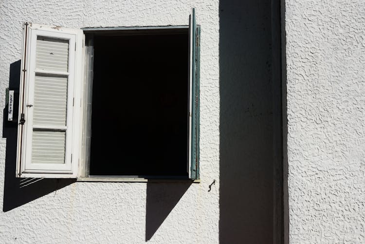 An Open Window On A Sunny Day