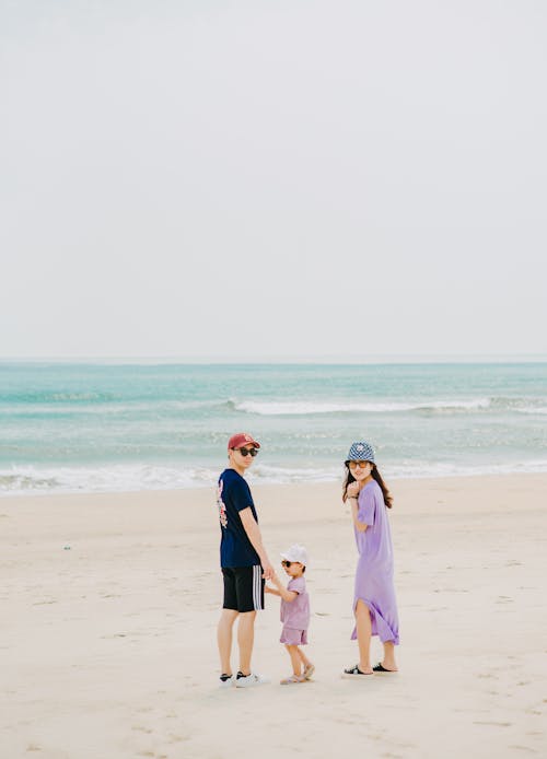 Family in the Beach