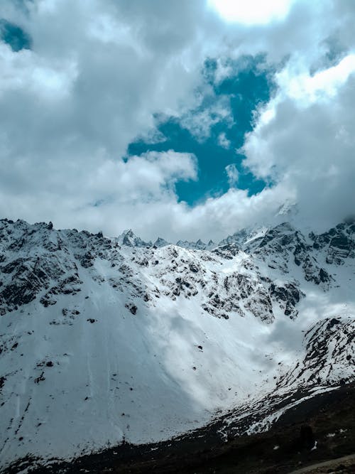 Free A Snow Covered Mountain Stock Photo