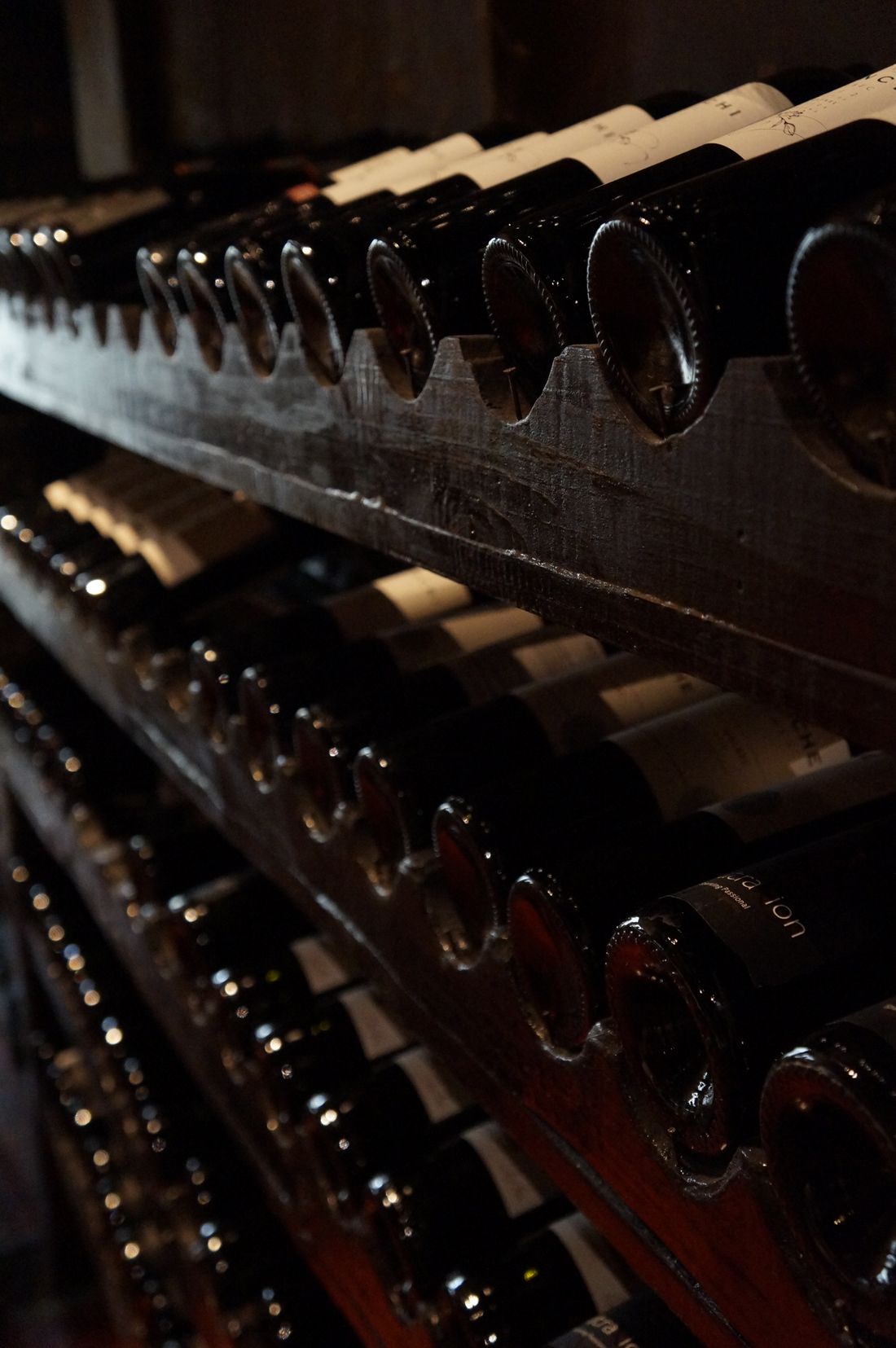 Grape ethyl alcohol — distillery cellar