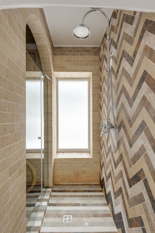 An Interior of a Shower Room