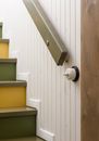 Black and White Sconce Lamp on White Wooden Wall