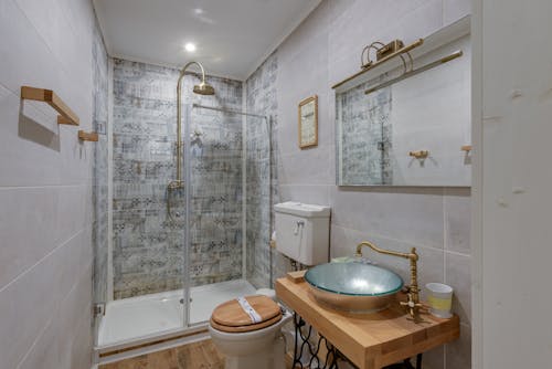 Bathroom with Shower