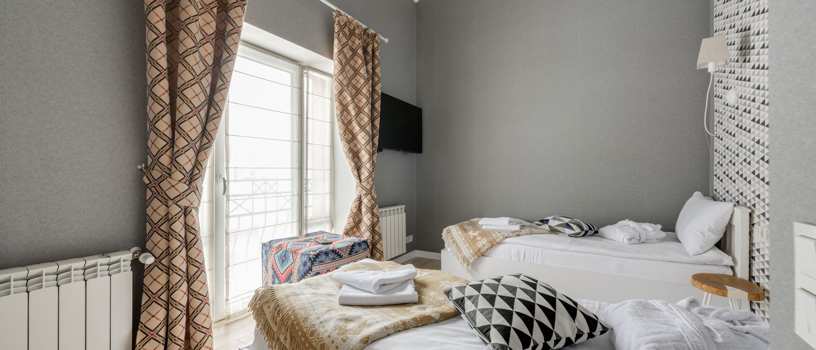 Interior Painting in Notting Hill — dust sheets down and the room fully protected