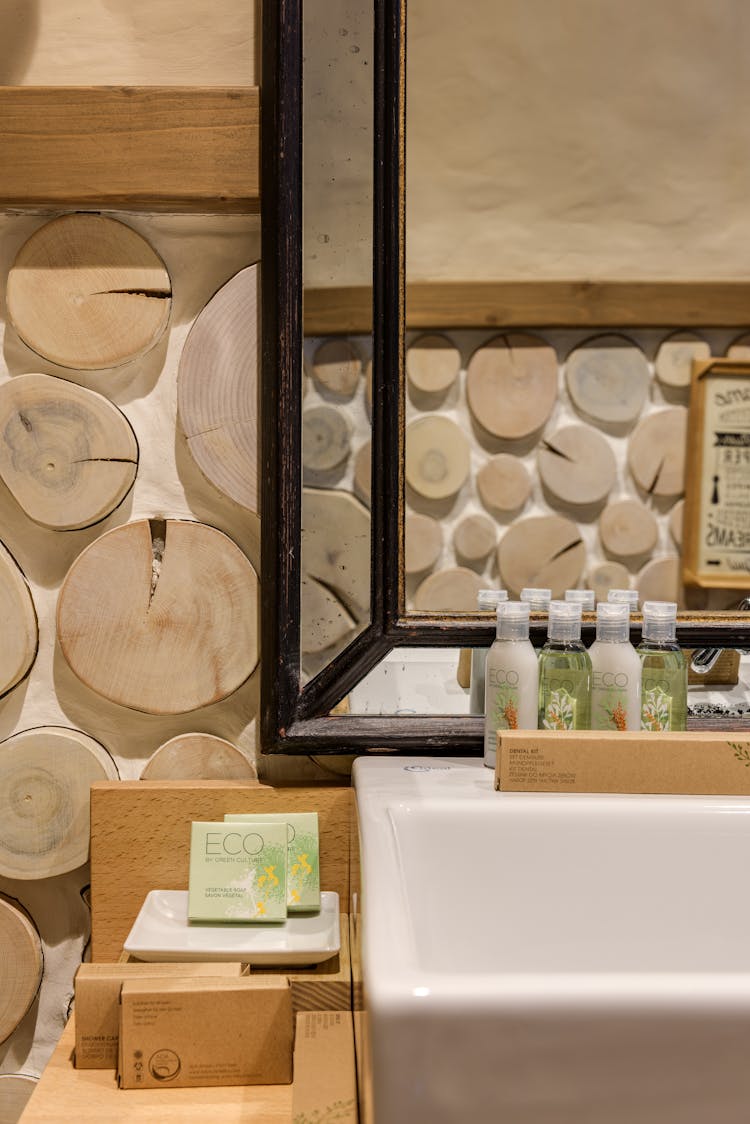 Toiletries On Sink