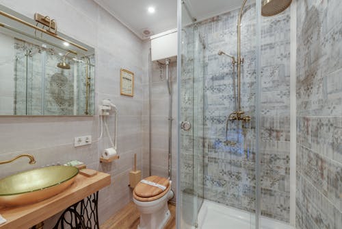 Gratis lagerfoto af arkitektur, badeværelse, brusebad