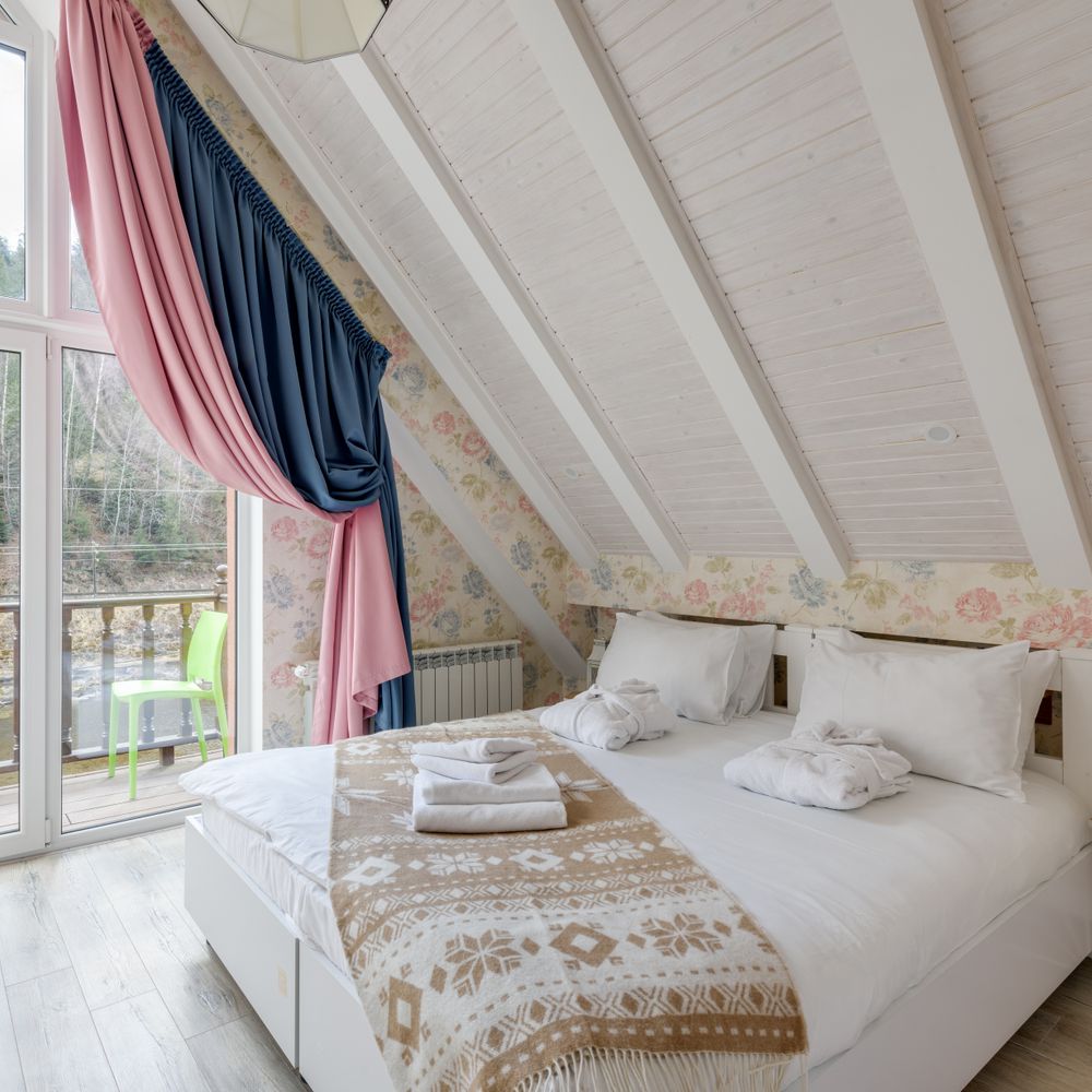 Wallpapering in St Johns — surfaces prepped and cut in by hand