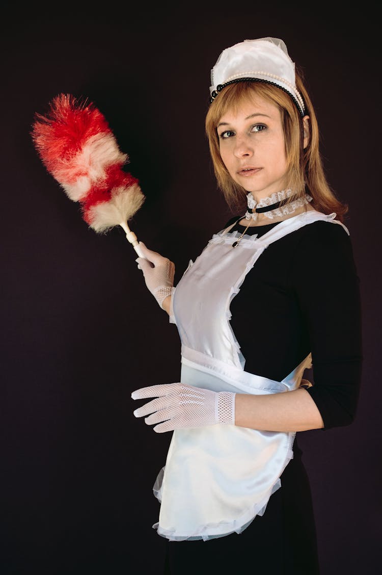 A Woman In A Maid Outfit