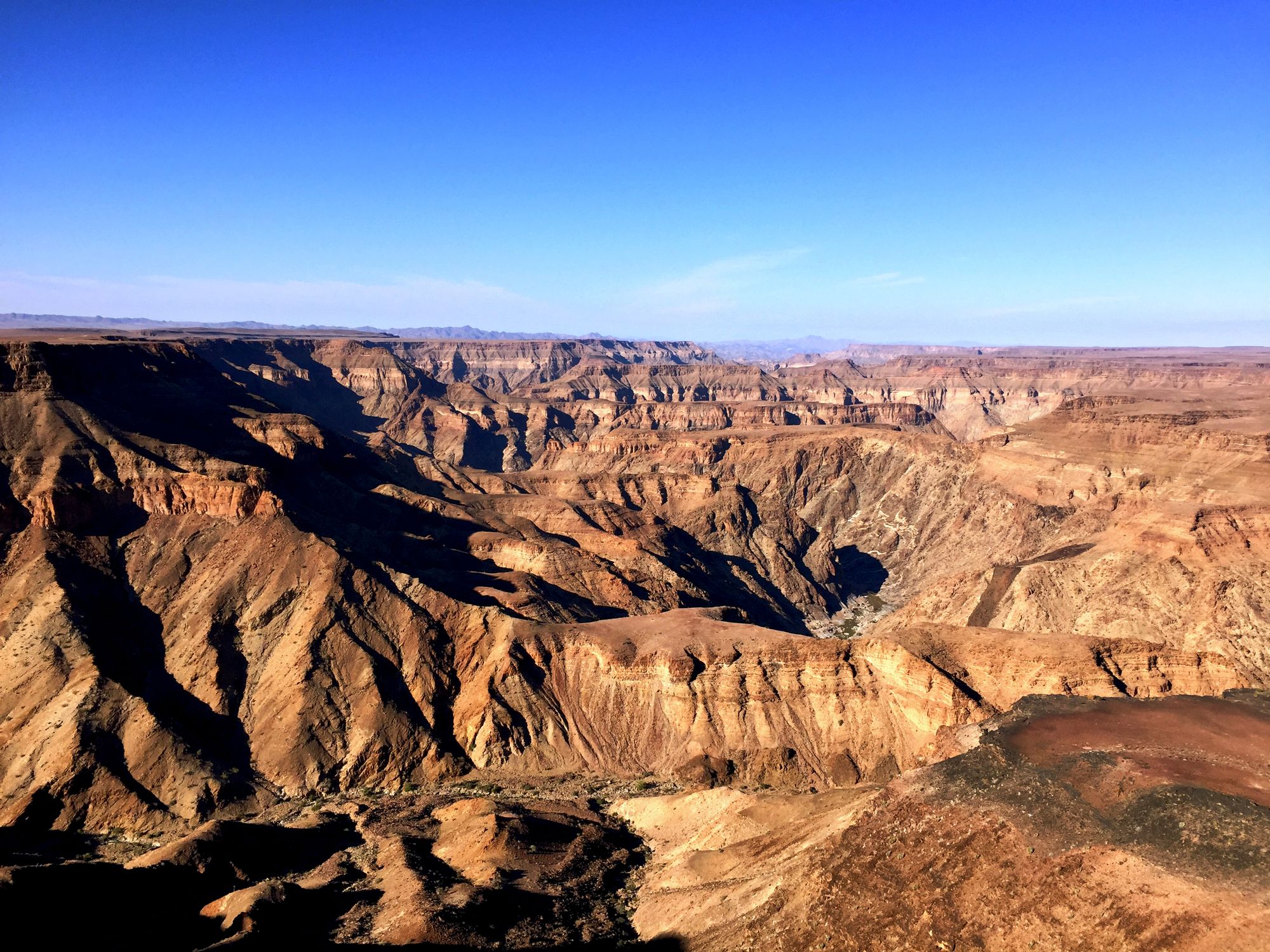 Photographer: Joao Aguiar A breathtaking view of Fish River Canyon's vast and rugged landscape in Namibia