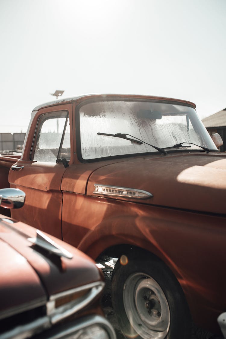 Close Up Of Vintage Car