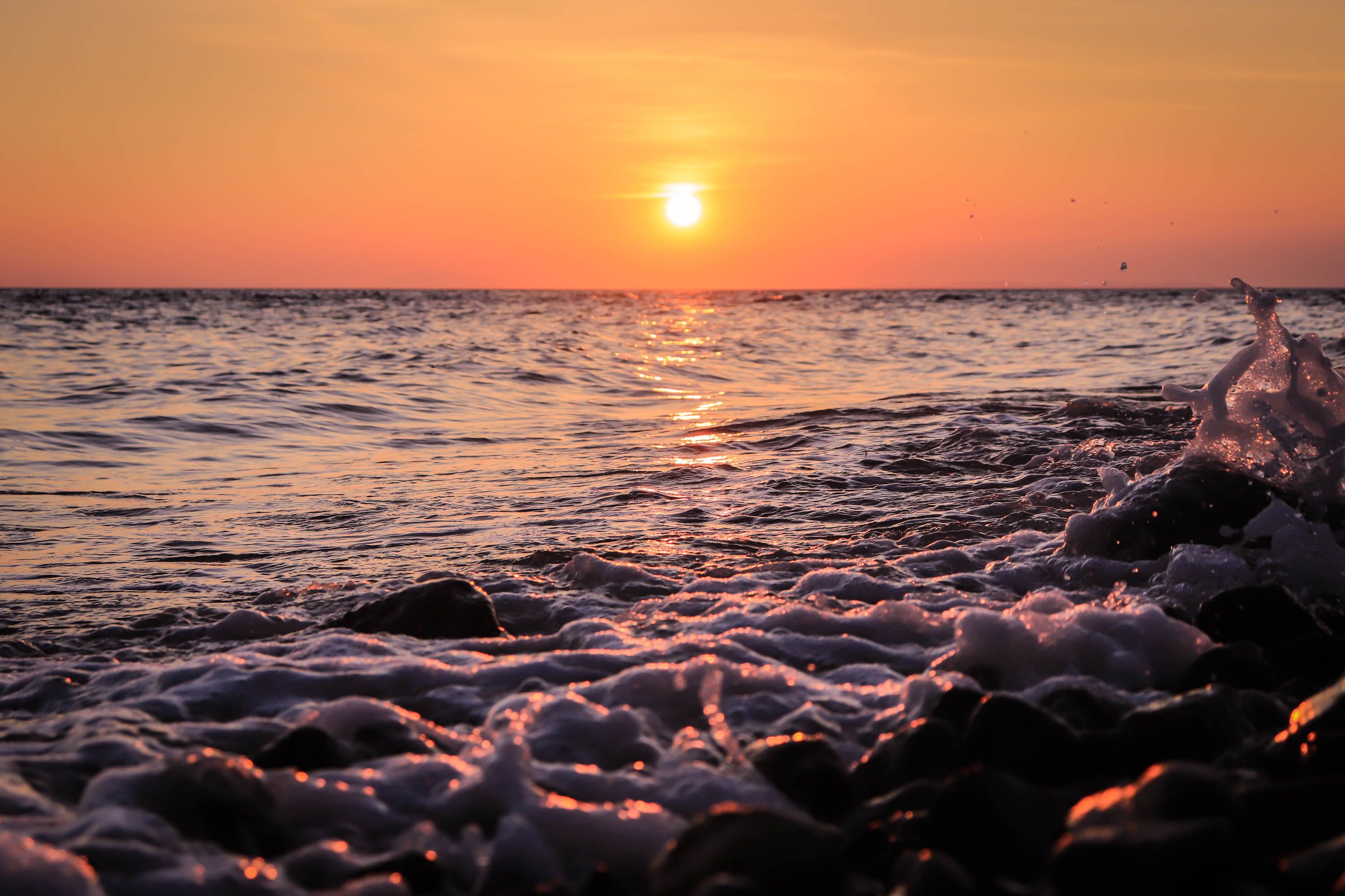 Sunset on the Ocean · Free Stock Photo
