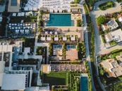 Aerial View of City Buildings