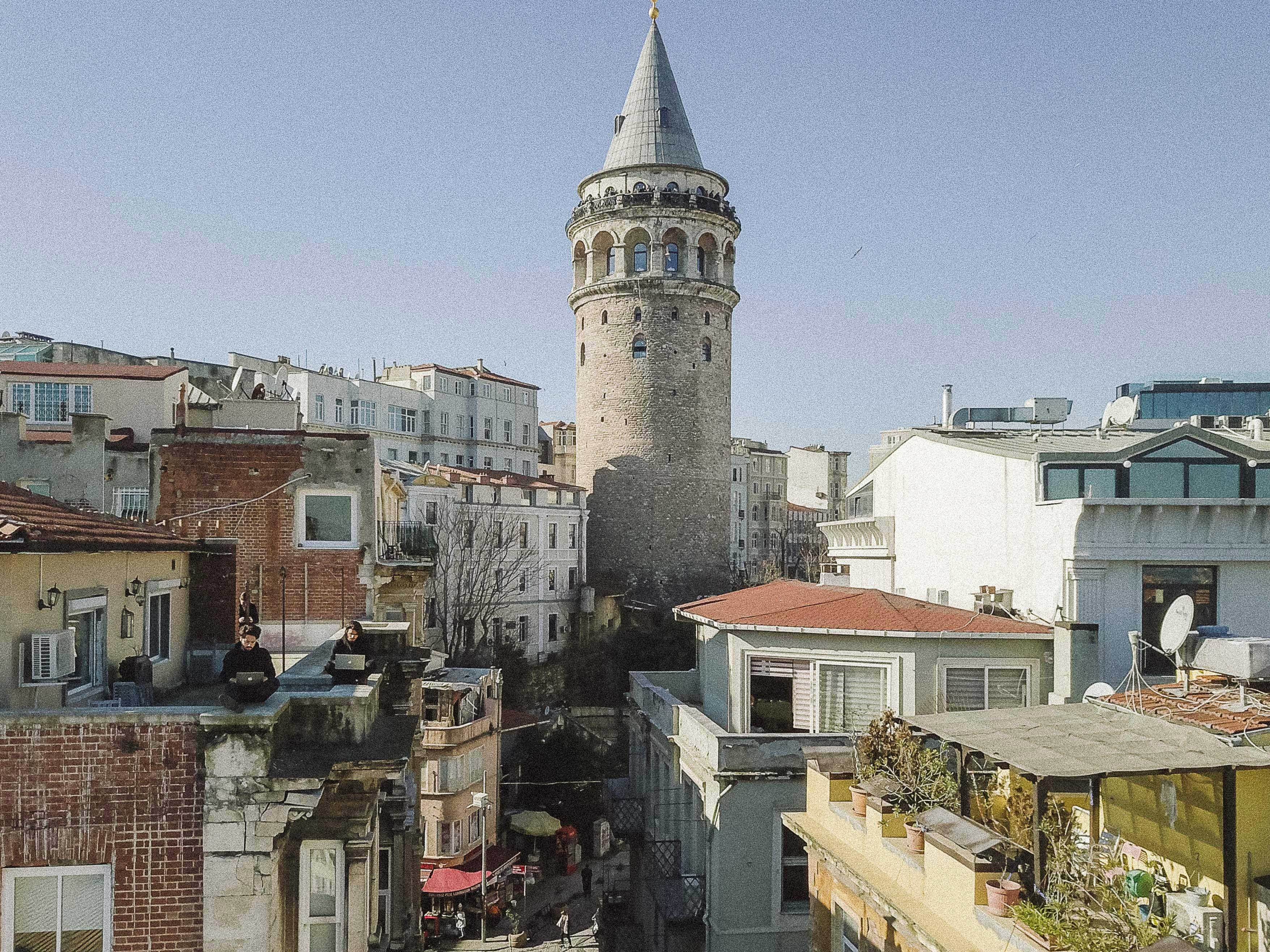A home cook kneading dough