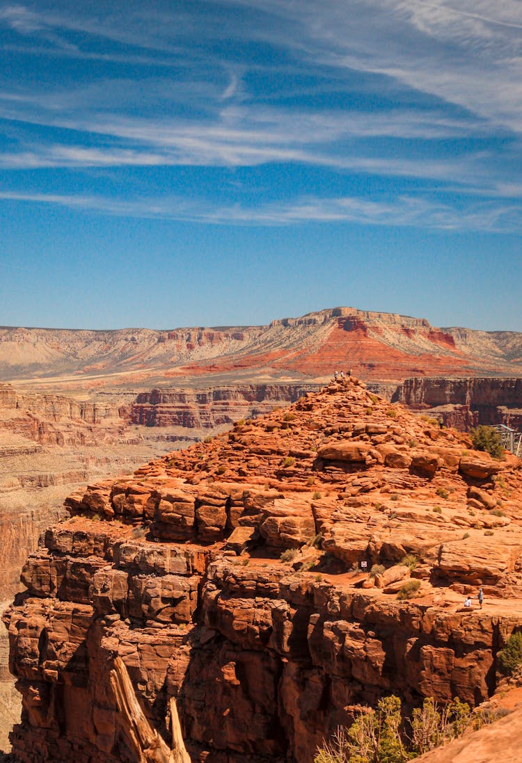 The Grand Canyon West Rim Guano Point In Arizona, United States