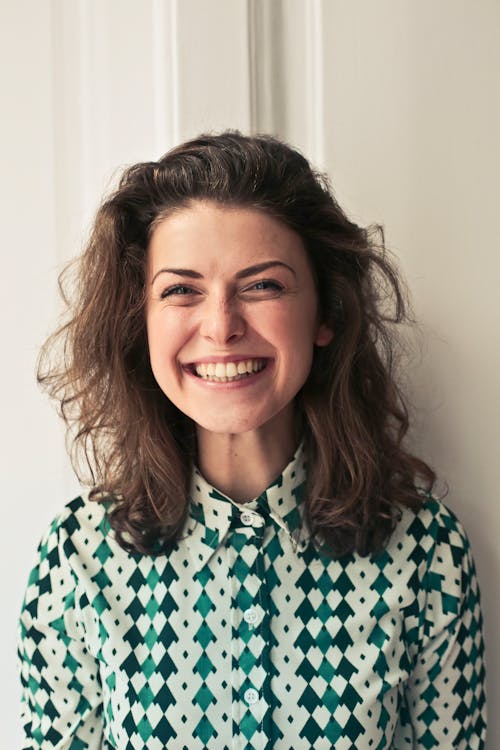 Free Woman In Collared Shirt Stock Photo