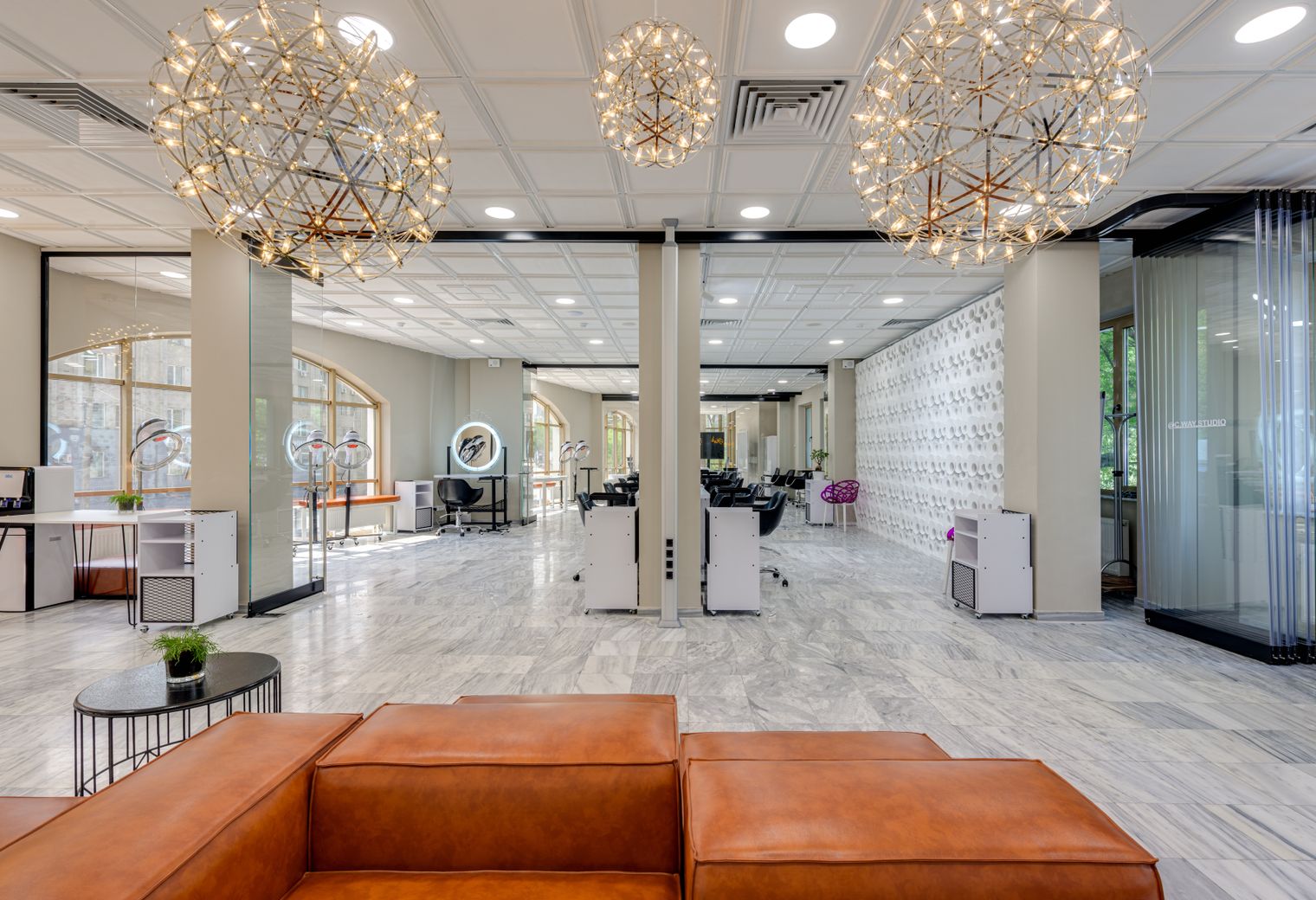 Commercial Decorating in West Green — clean edges cut in around trim and sockets