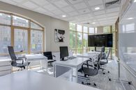 Black and Silver Office Rolling Chairs