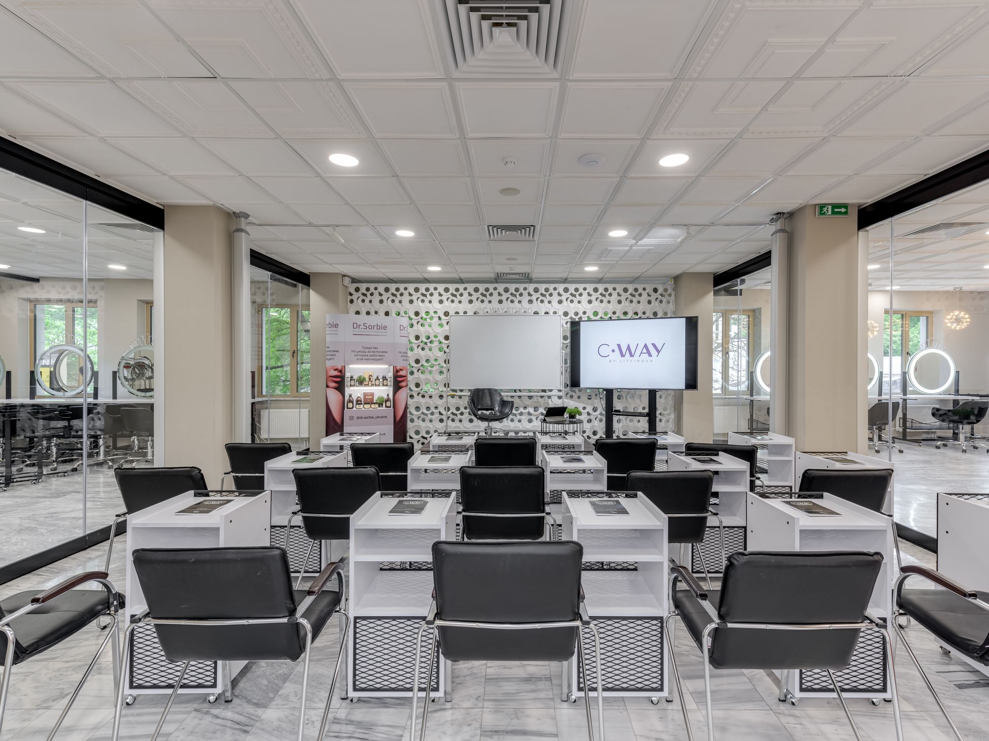 Commercial Decorating in Bethnal Green, Tower Hamlets — commercial decorators repainting a business premises