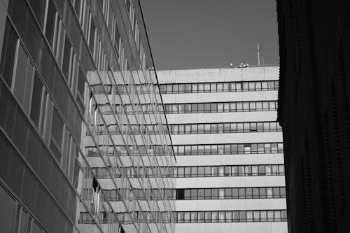 Immagine gratuita di bianco e nero, edificio, edificio a molti piani