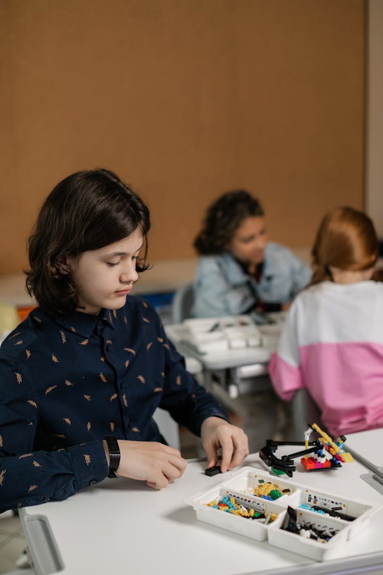 A Child In A Classroom