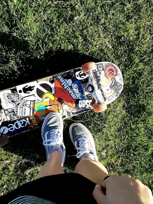 Free A Foot on the Skateboard Stock Photo