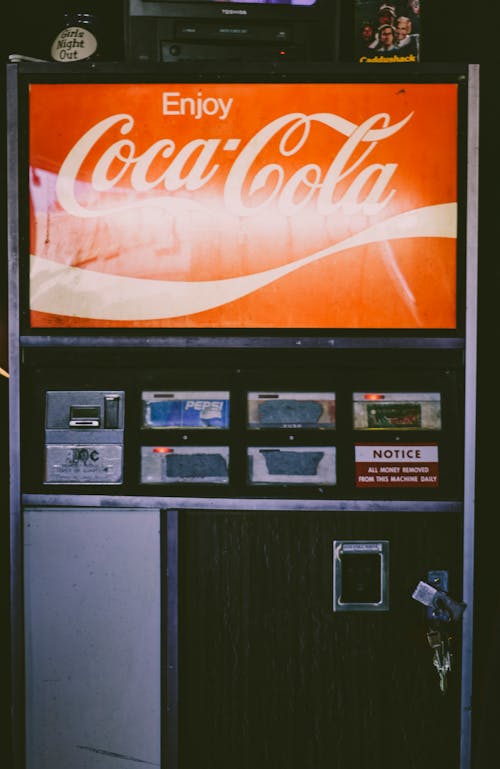 Gratis lagerfoto af automatiseret, coca-cola, drikkevarer