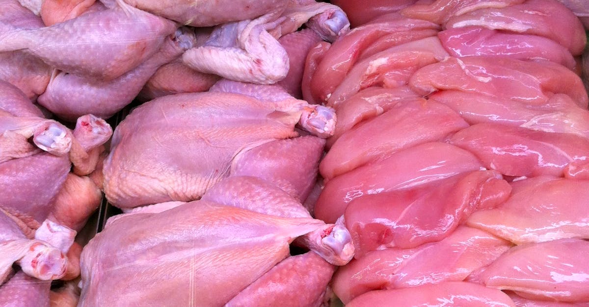 Free stock photo of raw chicken