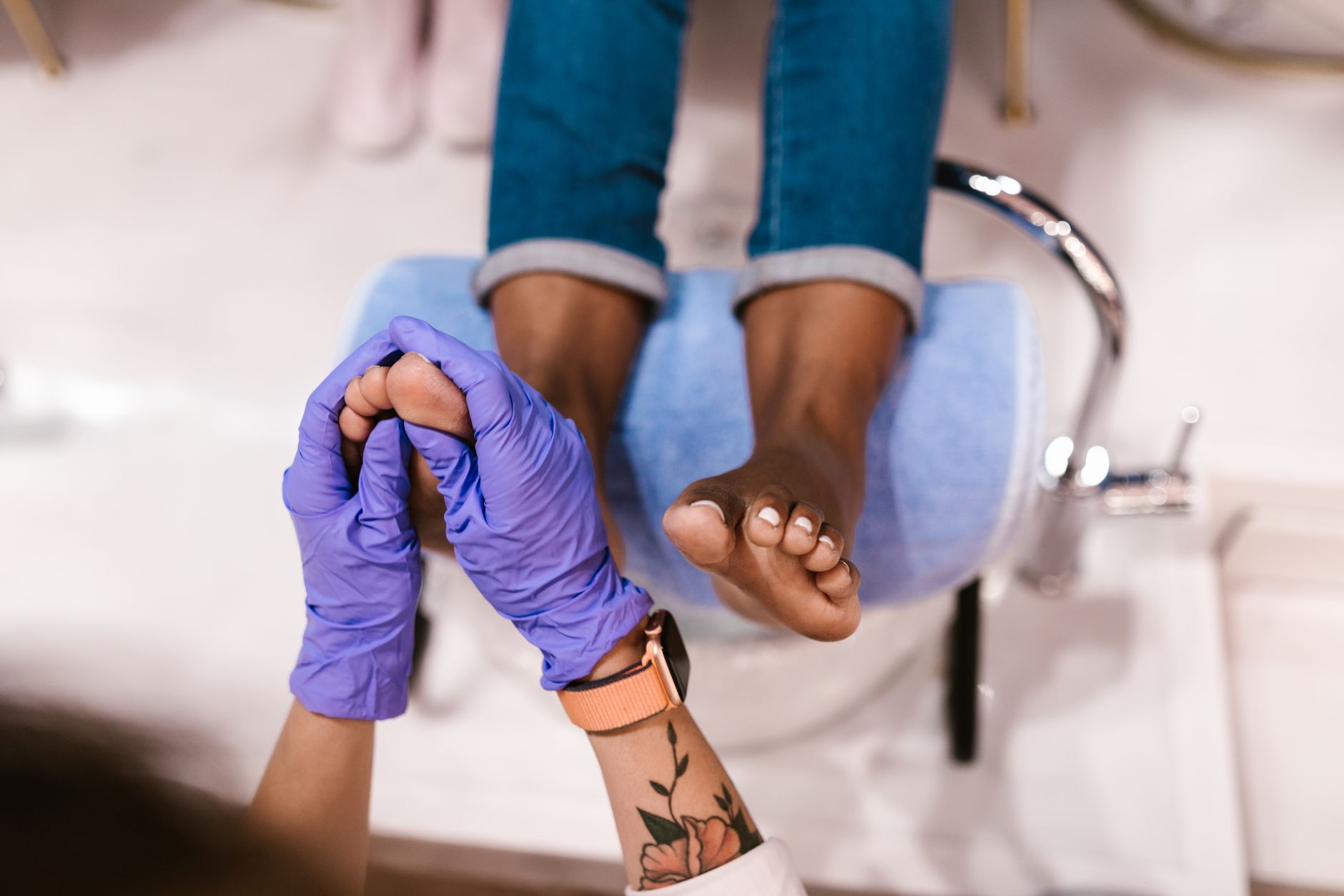 Person Getting a Foot Massage