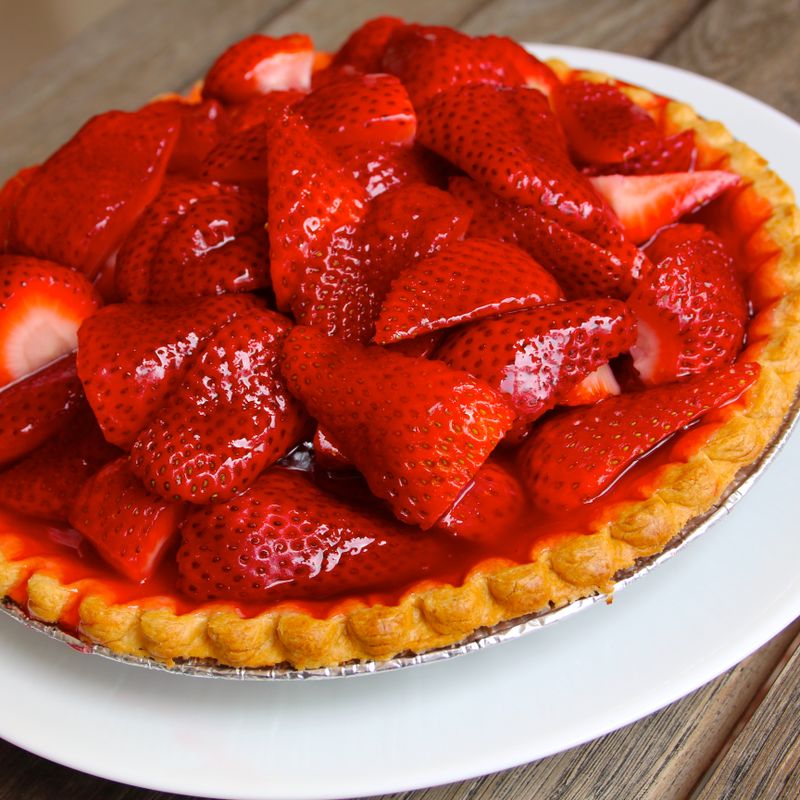 Strawberry Icebox Pie
