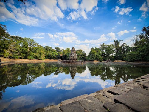 Gratis Immagine gratuita di acqua, angkor, cambogia Foto a disposizione
