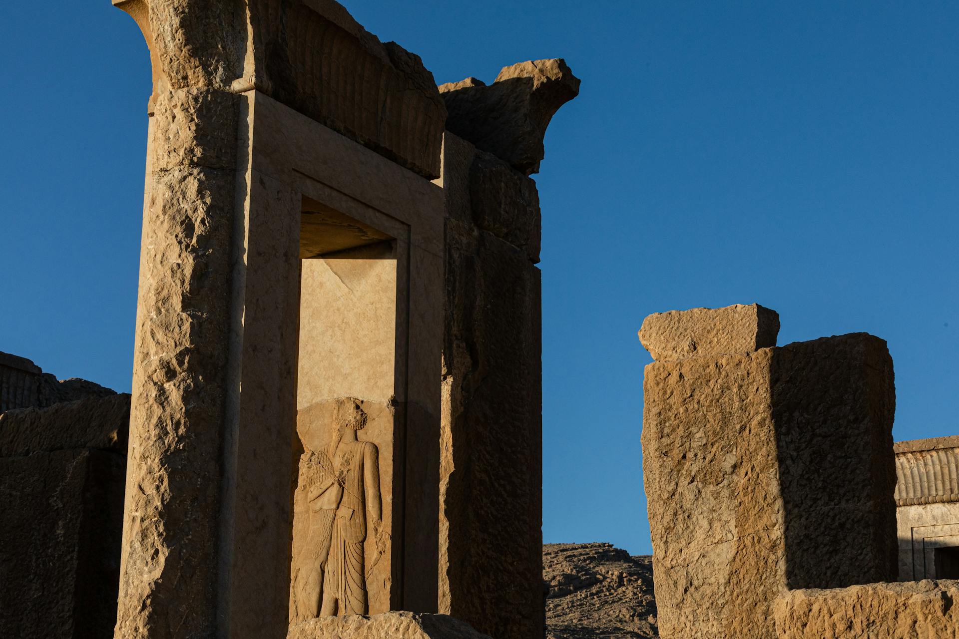 The Ruins of the Gate of All Nations in Persepolis, Iran