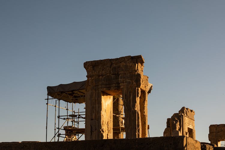 The Ruins Of The Gate Of All Nations In Persepolis, Iran
