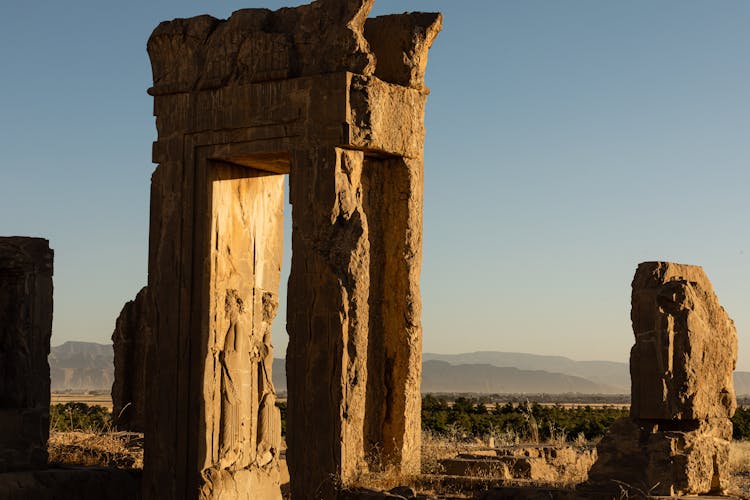 The Ruins Of The Gate Of All Nations In Persepolis, Iran
