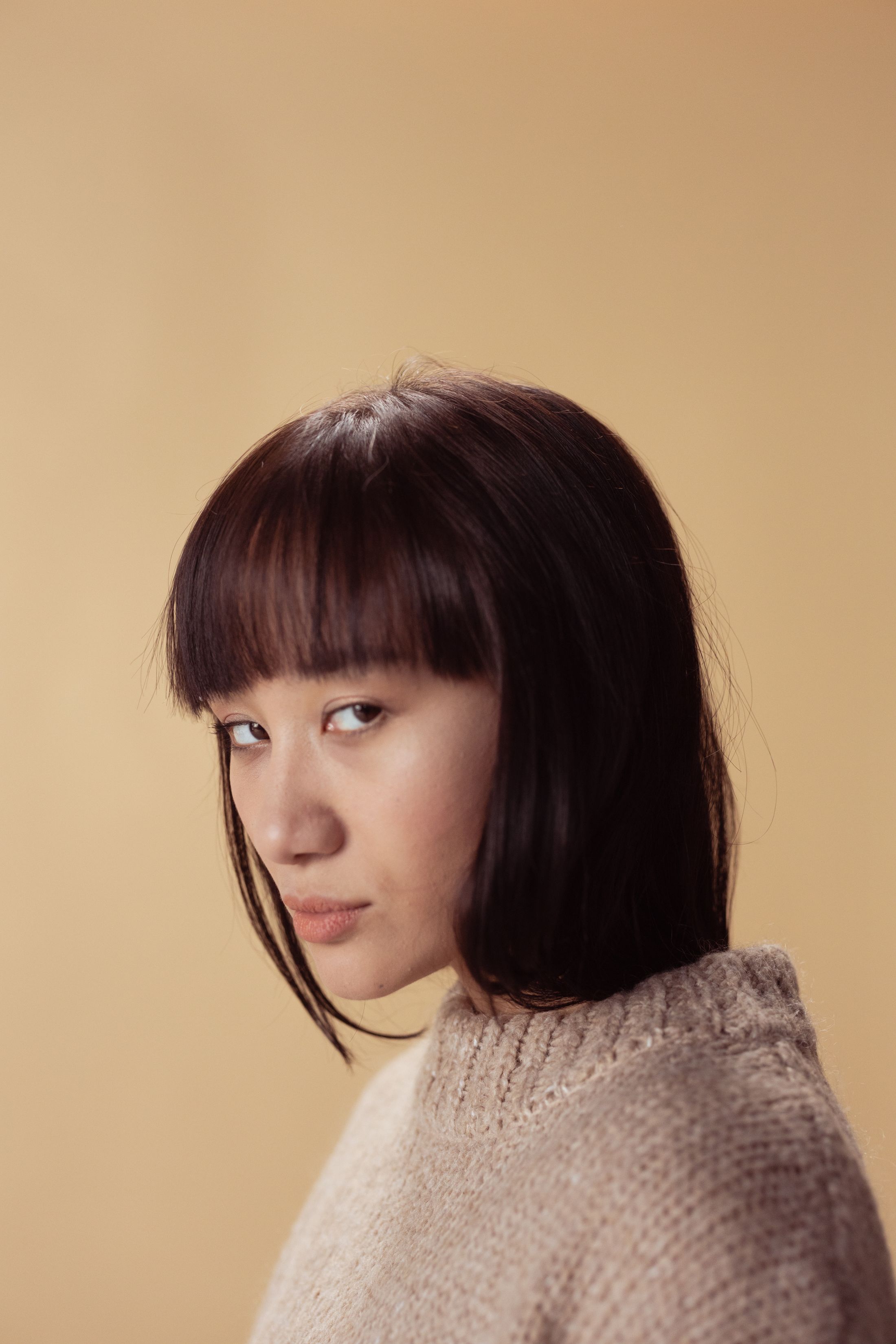 Premium neutral knit sweater