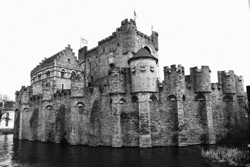 Gravensteen Castle in Ghent Belgium