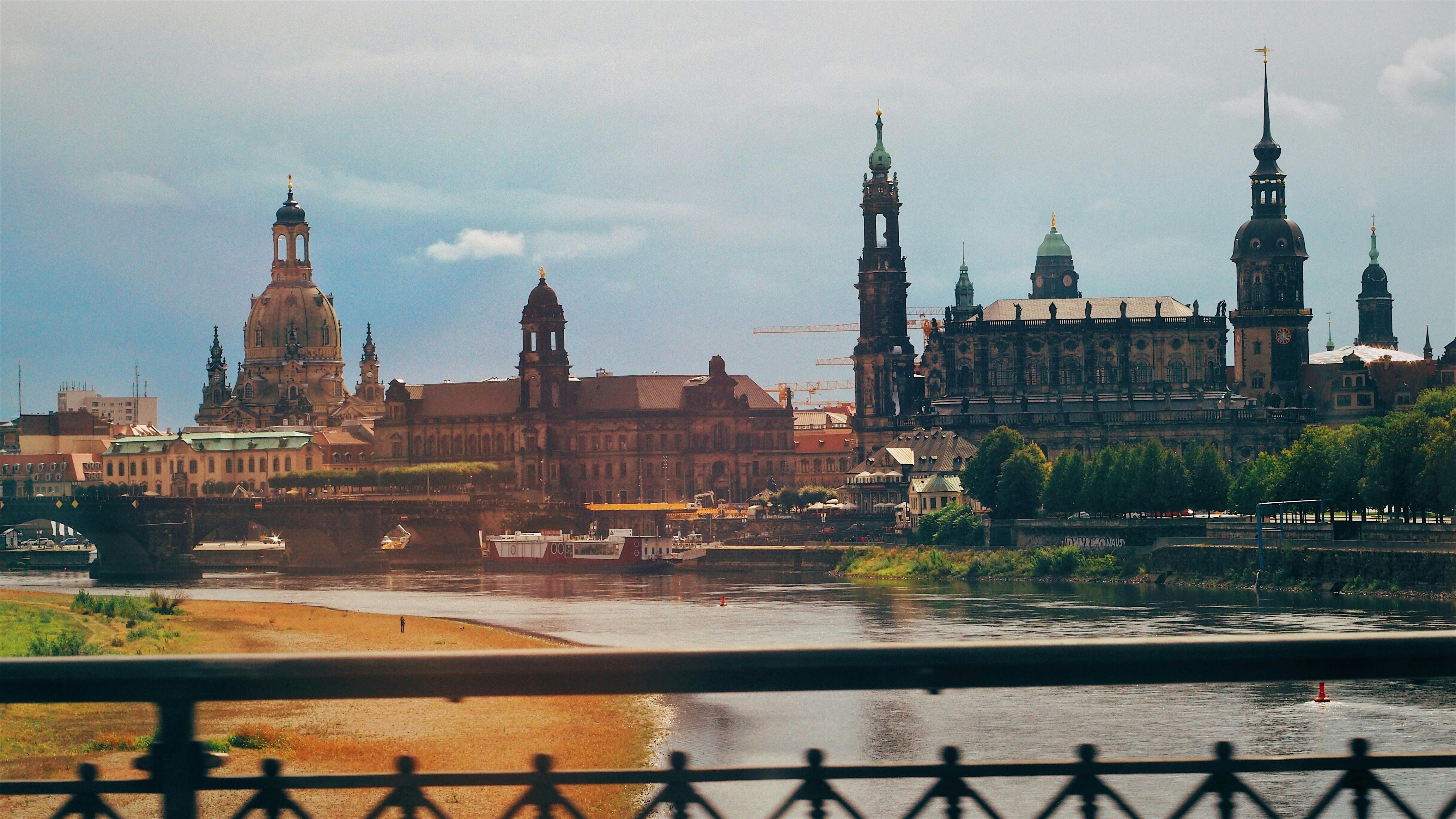 cathedrals under cloudy blue sky